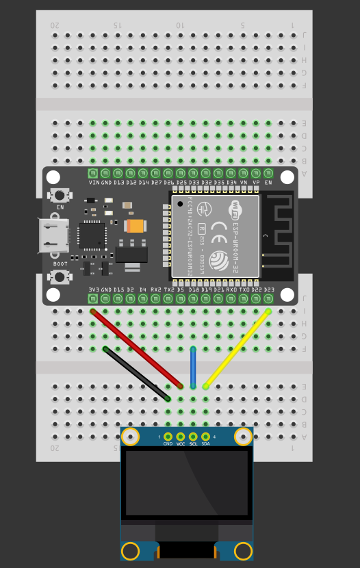 esp32 oled circuit